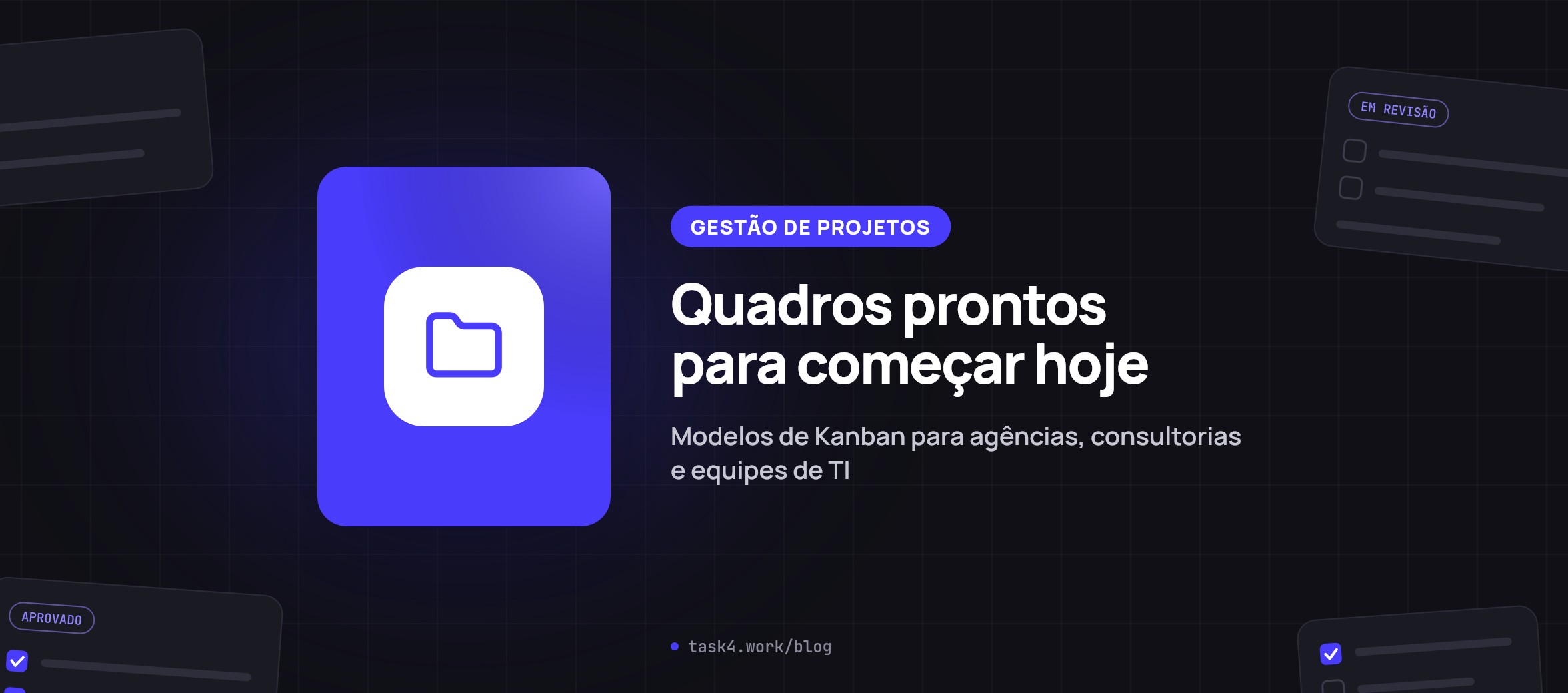 Quadros prontos para começar hoje
